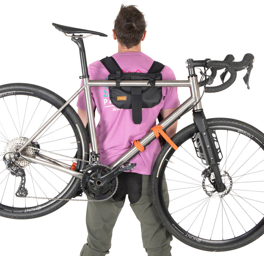 Arnés de transporte plegable Restrap Hike A Bike - Negro
