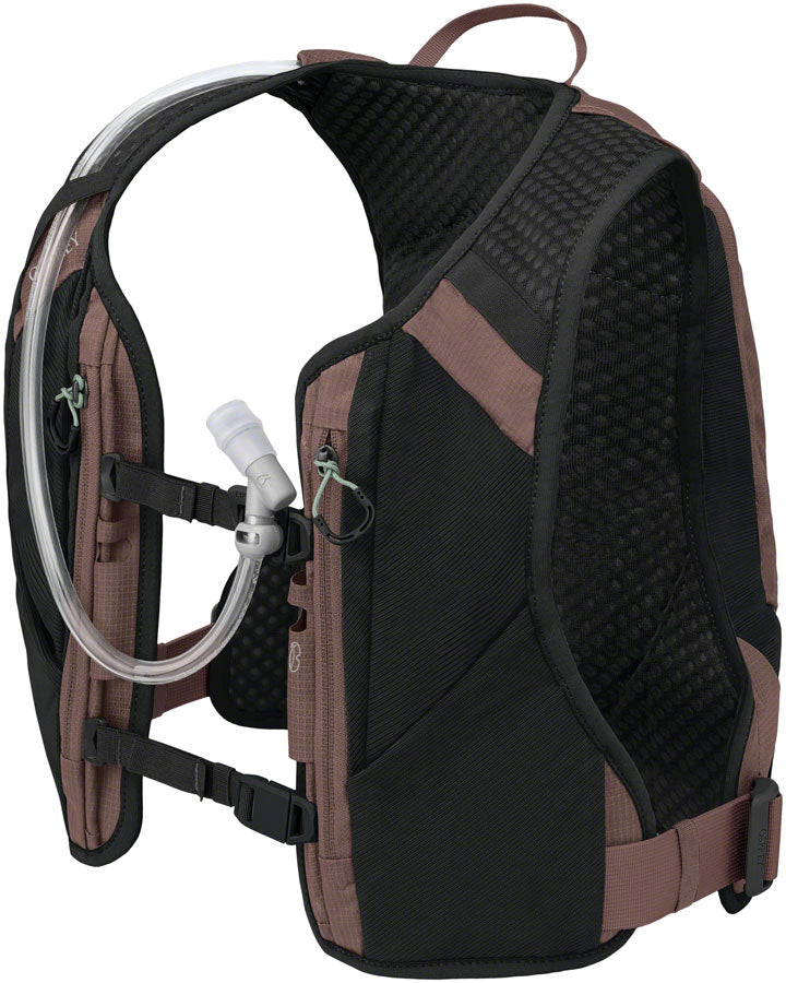 Mochila de hidratación Osprey Escapist Velocity 6 - Marrón magma/Morado saúco (tallas grande y extragrande)