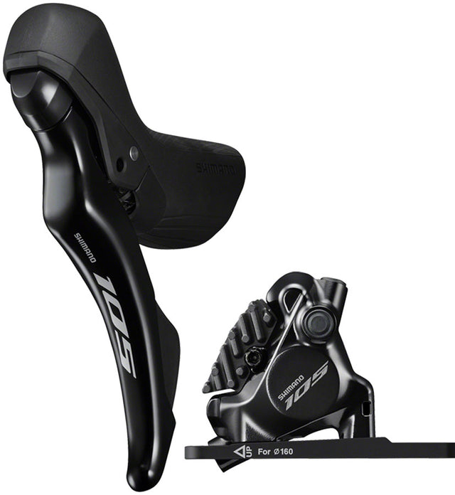 Shimano 105 105 ST-R7120 Shift/Brake Lever BR-R7170 Hydraulic Disc Brake Caliper