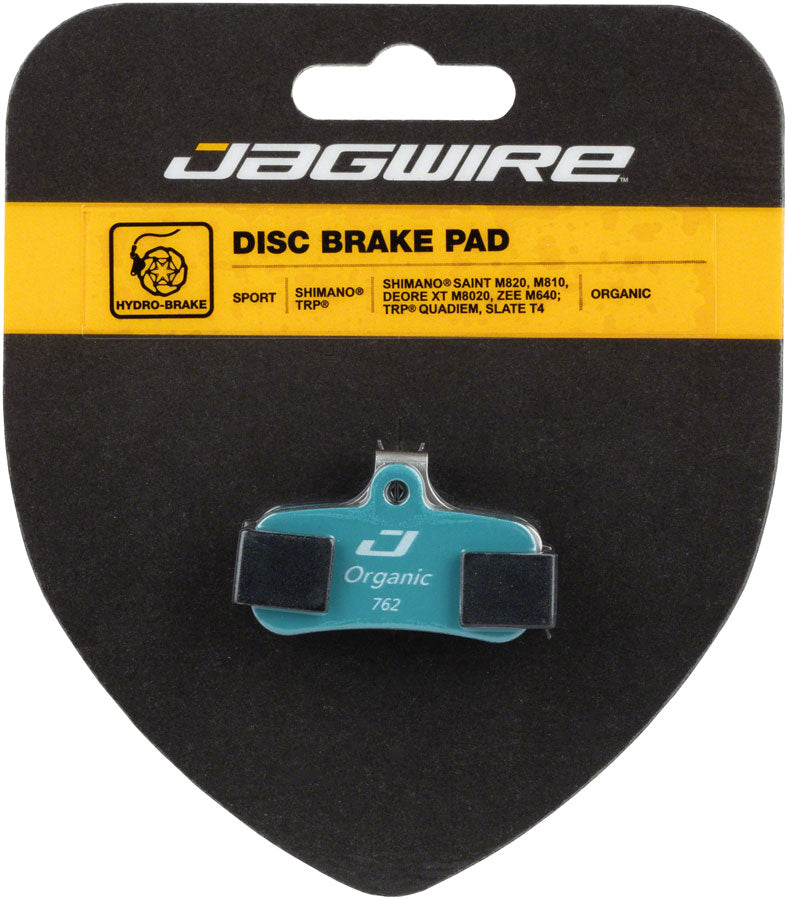 Pastillas de freno de disco Jagwire Sport Organic - Para Shimano Deore XT M8020 Saint M810/M820 Zee M640