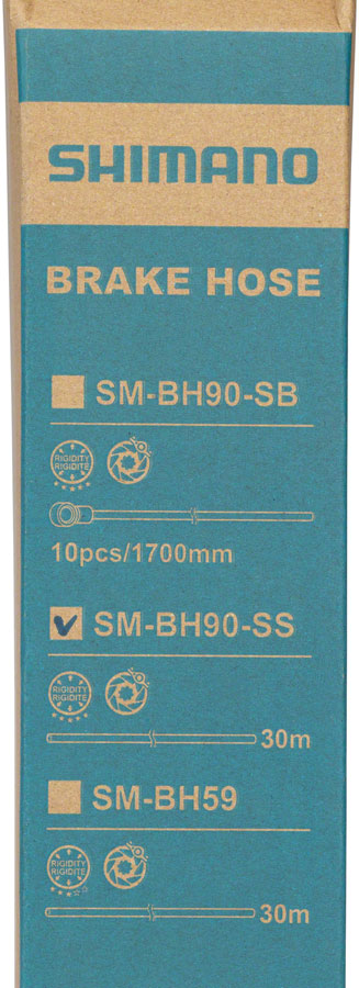Rollo de manguera de freno de disco hidráulico Shimano SM-BH90-SS (30 m), color negro
