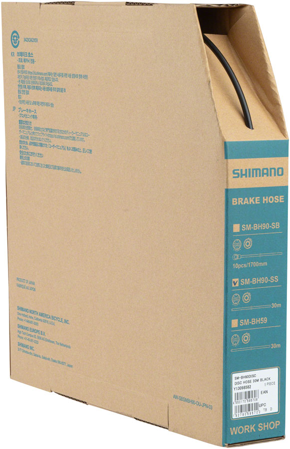Rollo de manguera de freno de disco hidráulico Shimano SM-BH90-SS (30 m), color negro