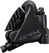 Maneta de cambio/freno Shimano GRX ST-RX600 Pinza de freno de disco hidráulico BR-RX400 (derecha/trasera, 11 velocidades, montaje plano, negro)