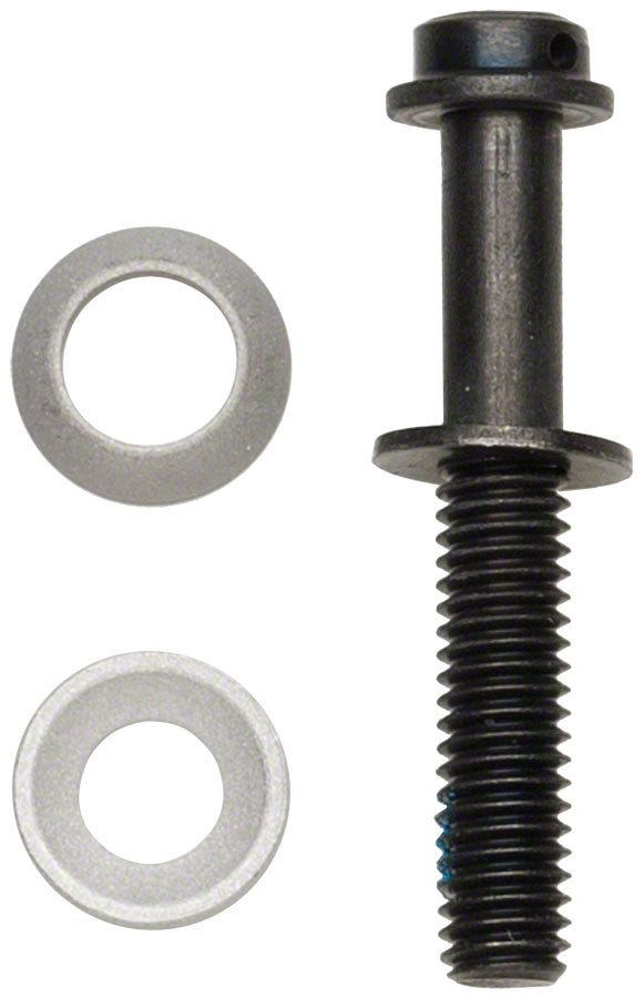 Perno de fijación de pinza de freno de disco Shimano de 36,3 mm con arandela de ajuste