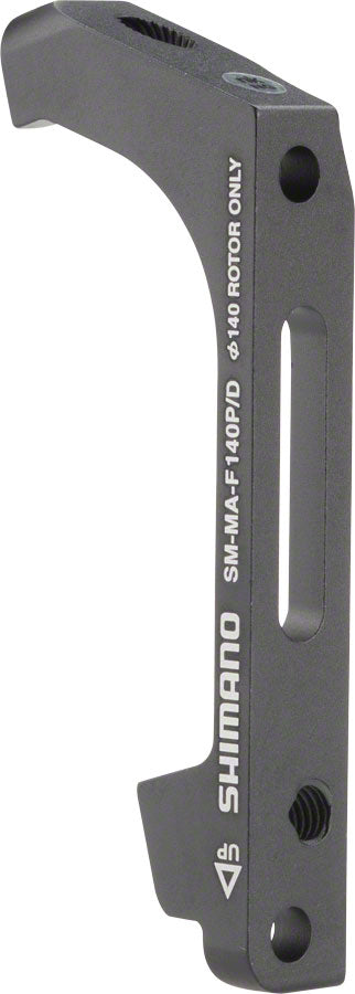 Adaptador de freno de disco Shimano F140P/D, rotor de 140 mm, pinza de 74 mm, horquilla de montaje plano