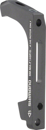 Adaptador de freno de disco Shimano F140P/D, rotor de 140 mm, pinza de 74 mm, horquilla de montaje plano