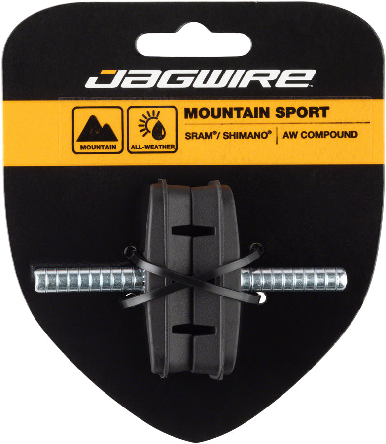 Pastillas de freno Jagwire Mountain Sport de 53 mm, color negro