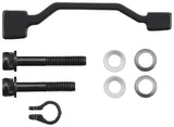 Adaptador de freno de disco Shimano SM-MA-F220P/PL2: horquilla/cuadro de montaje posterior de 200 mm a disco de freno de 220 mm