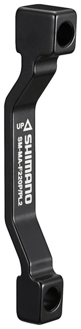 Adaptador de freno de disco Shimano SM-MA-F220P/PL2: horquilla/cuadro de montaje posterior de 200 mm a disco de freno de 220 mm