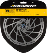 Disco de freno Jagwire Sport SR1 - 220 mm, 6 pernos, plateado