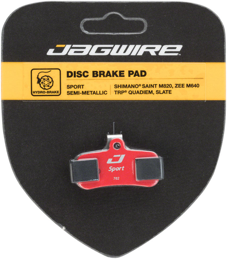 Pastillas de freno de disco semimetálicas Jagwire Sport - Para Shimano Deore XT M8020 Saint M810/M820 Zee M640