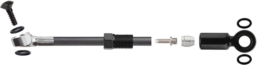 Kit de latiguillos hidráulicos Jagwire Sport DOT para SRAM Road Flat Mount de 2000 mm, color negro