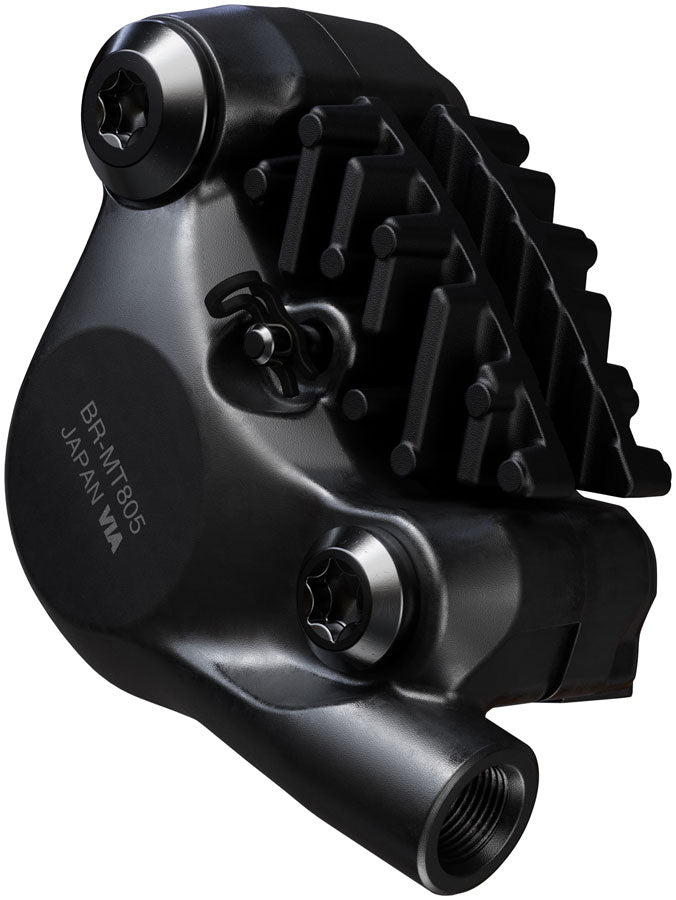 Shimano BR-MT805 XC Disc Brake Caliper - Rear Flat Mount 2-Piston Includes K04S Metal Pads