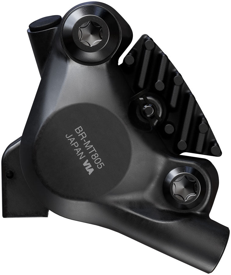 Shimano BR-MT805 XC Disc Brake Caliper - Rear Flat Mount 2-Piston Includes K04S Metal Pads