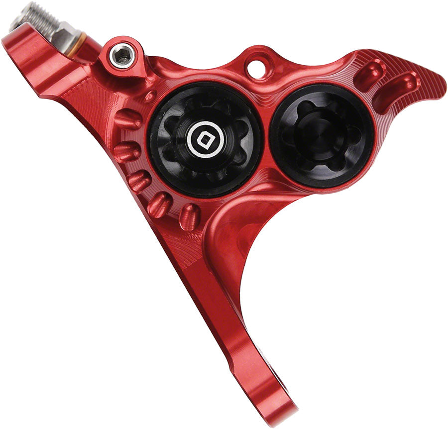 Pinza de freno de disco Hope RX4+ - Montaje plano delantero +20 mm Tipo DOT Rojo
