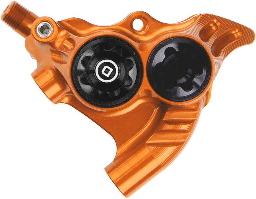 Pinza de freno de disco Hope RX4+ - Montaje plano trasero +20 mm, tipo DOT, naranja