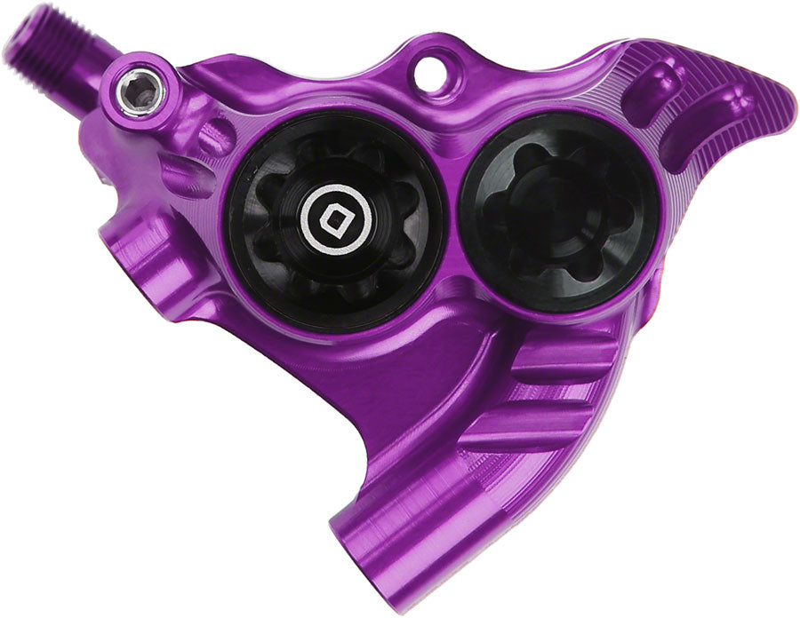 Pinza de freno de disco Hope RX4+ - Montaje plano trasero +20 mm, tipo DOT, morado