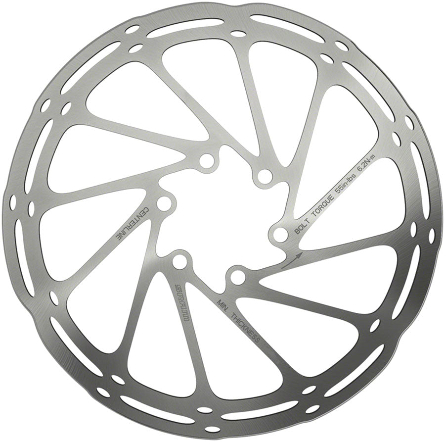 Rotor de freno de disco SRAM CenterLine de 6 tornillos