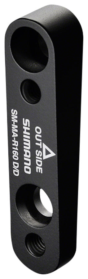 Adaptador de freno de disco Shimano SM-MA-R160D/D, rotor de 160 mm, pinza de montaje plano, cuadro de montaje plano
