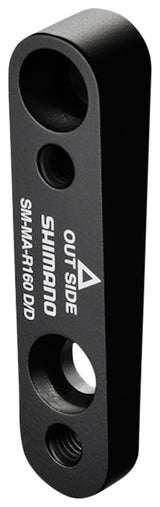 Adaptador de freno de disco Shimano SM-MA-R160D/D, rotor de 160 mm, pinza de montaje plano, cuadro de montaje plano