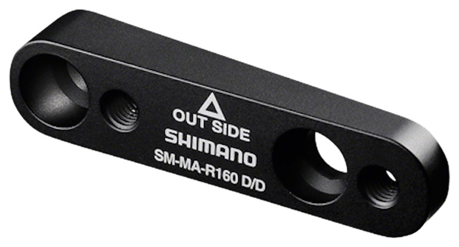 Adaptador de freno de disco Shimano SM-MA-R160D/D, rotor de 160 mm, pinza de montaje plano, cuadro de montaje plano