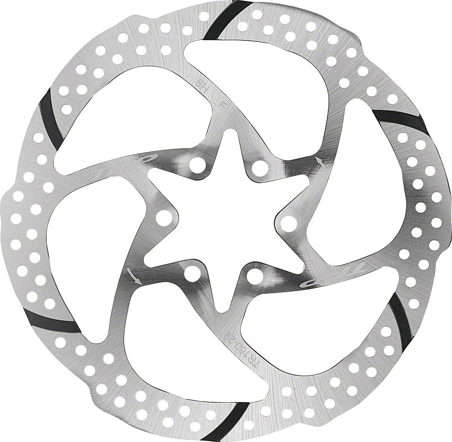 Rotor de freno de disco TRP-29 - 140 mm, 6 pernos, 1,8 mm, plateado