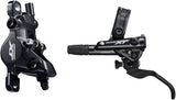 Shimano Deore XT BL-M8100/BR-M8100 Disc Brake Lever - Hydraulic Post Mount I-SPEC EV Clamp Band Black - Front, 2-Piston