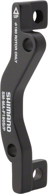 Adaptador de freno de disco Shimano F180S/P para rotor de 180 mm, pinza de 51 mm y horquilla de 74 mm
