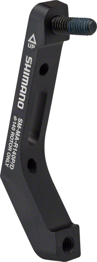 Adaptador de freno de disco Shimano R140P/D, rotor de 140 mm, pinza de 74 mm, cuadro de montaje plano