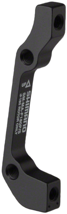 Adaptador de freno de disco Shimano F180P/S para rotor de 180 mm, pinza de 74 mm y horquilla de 51 mm