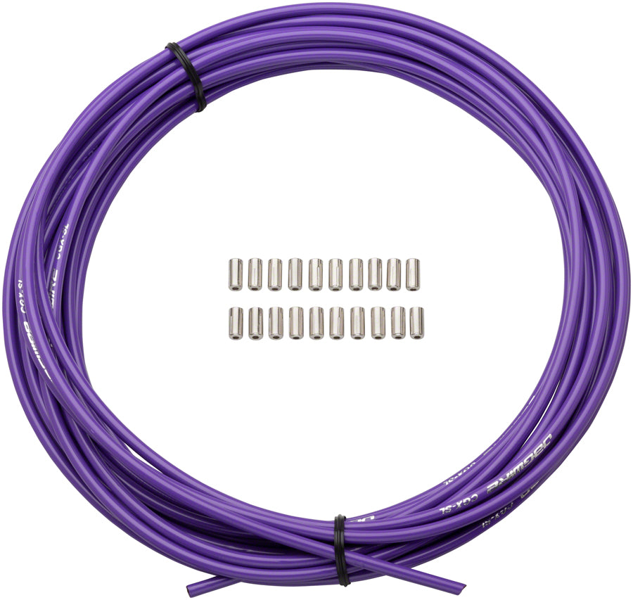 Jagwire - Revestimiento de lubricación suave para carcasa de freno deportivo de 5 mm, rollo de 10 m, color morado