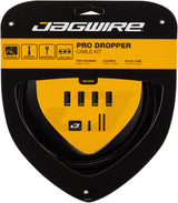 Kit de cable de suspensión Jagwire Pro Dropper con carcasa de 3 mm y cables pulidos negros