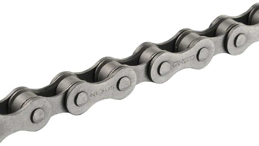 Cadena Shimano Nexus CN-NX10 - Una velocidad, 1/2" x 1/8", 114 eslabones, color plata