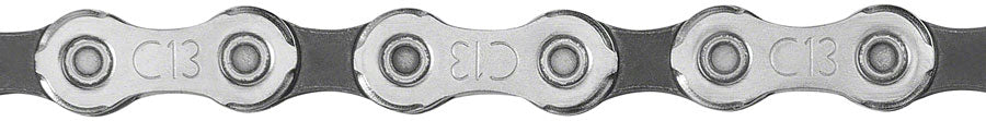 Cadena Campagnolo EKAR - 13 velocidades, 117 eslabones, color plata, con eslabón C