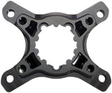 Araña de plato Cane Creek eeWings - 4 tornillos 110 80 BCD asimétrico CC Tipo de montaje de 3 tornillos Shimano GRX Sistema 1x 2x Solo BLK