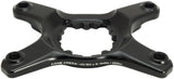 Araña de plato Cane Creek eeWings - 4 tornillos 110 80 BCD asimétrico CC Tipo de montaje de 3 tornillos Shimano GRX Sistema 1x 2x Solo BLK