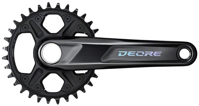 Shimano Deore FC-M6100-1 Crankset - 175mm 12-Speed 32t Black