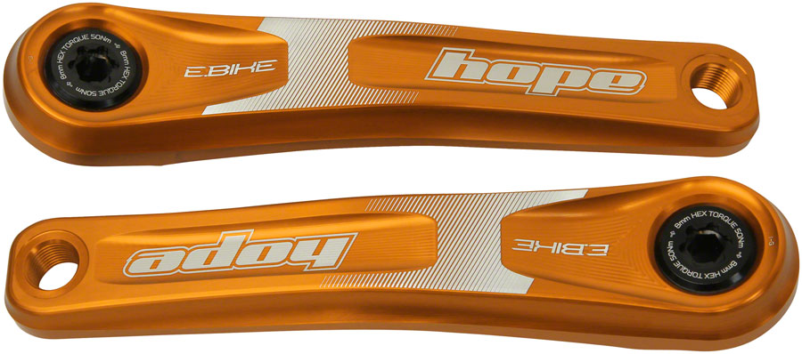 Juego de bielas Hope para bicicleta eléctrica - 155 mm ISIS Specialized Offset Naranja