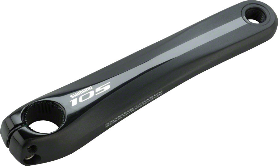 Biela izquierda Shimano 105 FC-5800 de 170 mm, color negro