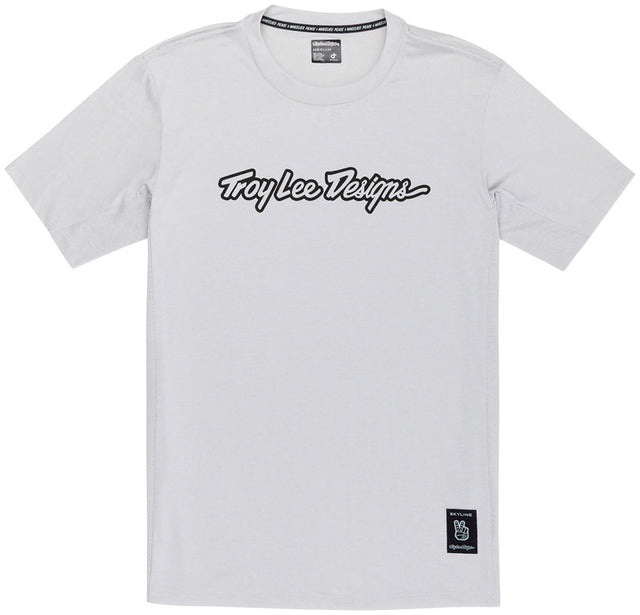 Troy Lee Designs Skyline Short Sleeve Ride Tee – Signature Mist 2X-Large