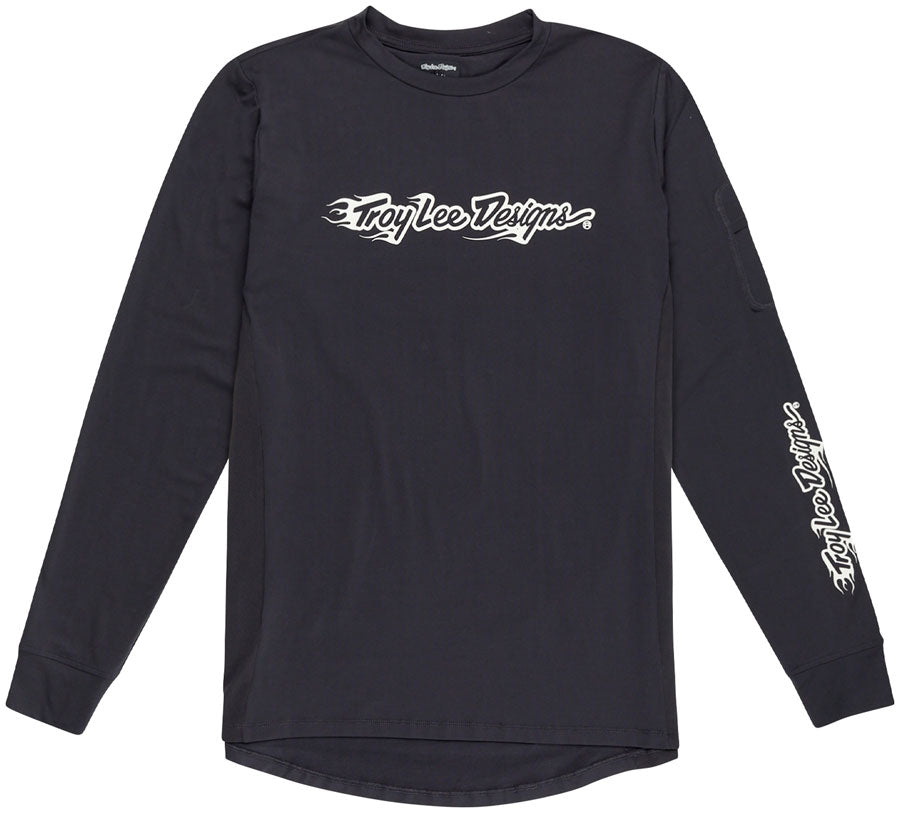 Troy Lee Designs Ruckus Long Sleeve Ride Tee – Burn Out Carbon 2X-Large