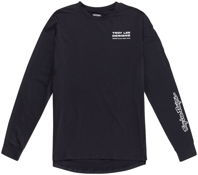 Troy Lee Designs Ruckus Long Sleeve Ride Tee – Factory Carbon Medium