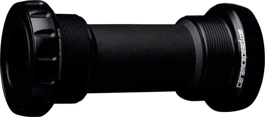 Pedalier CeramicSpeed ​​ITA para carretera - Rosca italiana, 70 mm, eje de 24 mm, negro