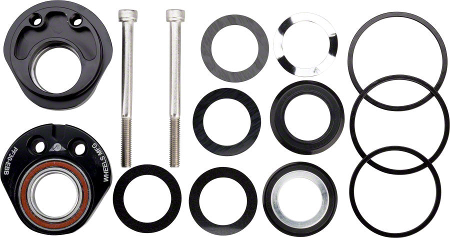 Pedalier excéntrico PF30 de Wheels Manufacturing para sistemas Shimano de 24 mm (negro)