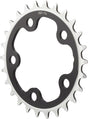 MSW Multi Speed 24t x 74mm Inner Chainring Black