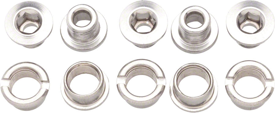 Tornillos de plato doble Problem Solvers de aleación plateada