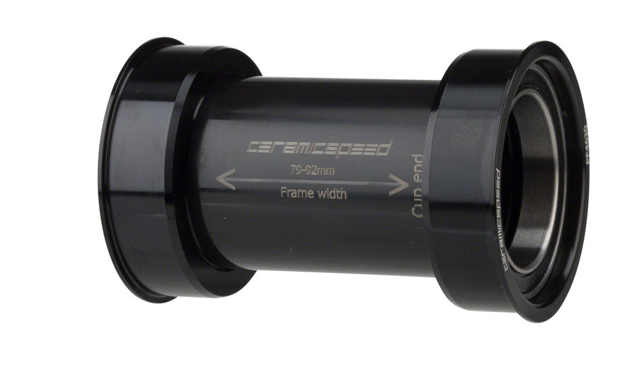 Pedalier CeramicSpeed ​​PF4630 - Eje PF30/BBright/386EVO de 30 mm, color negro
