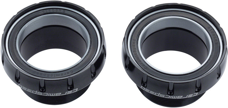 Pedalier CeramicSpeed ​​BSA30 - Rosca BSA, eje de 30 mm, pistas revestidas, negro