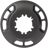 Protector de plato para bicicleta eléctrica Full Speed ​​Ahead Bosch Gen 2 - Compatible con platos de 15-17 dientes ISIS de acero negro