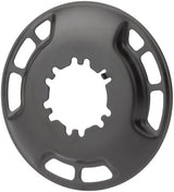 Protector de plato para bicicleta eléctrica Full Speed ​​Ahead Bosch Gen 2 - Compatible con platos de 15-17 dientes ISIS de acero negro